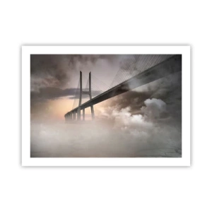 Poster - Auf dem Fluss, den es nicht gibt - 70x50 cm