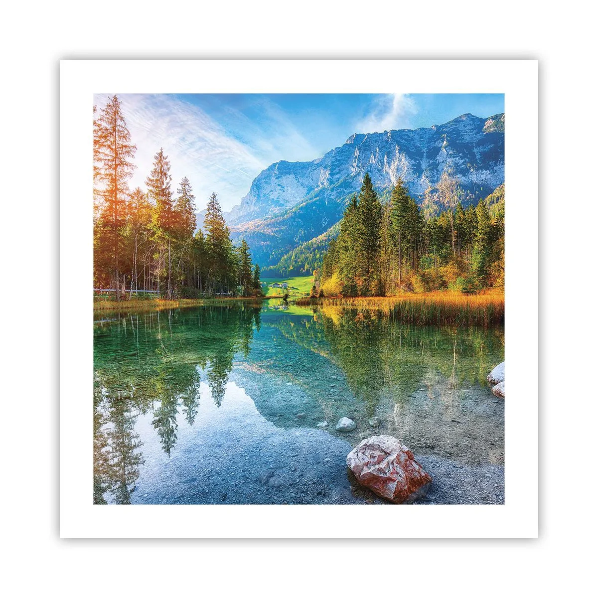 Poster - Die Sanftheit des Herbstes - 50x50 cm