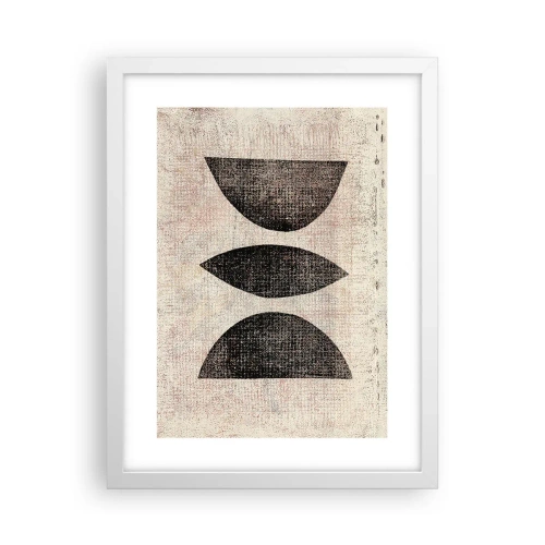 Poster in einem weißen Rahmen - Ethnische Abstraktion - 30x40 cm