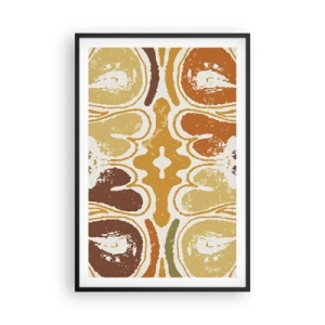 Poster in einem schwarzem Rahmen - Sentimentale Abstraktion - 61x91 cm