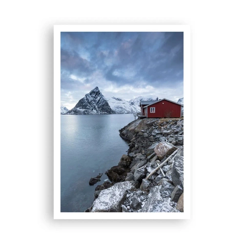 Poster - Skandinavischer Rückzugsort - 70x100 cm