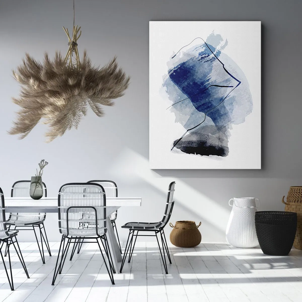 Bild auf Leinwand - Leinwandbild - Eisberg - 55x100 cm