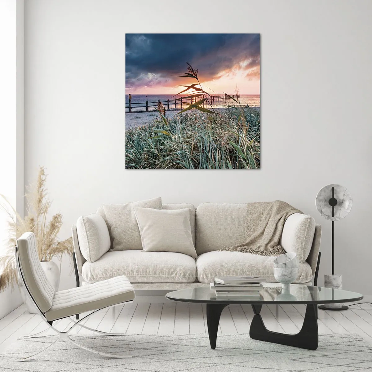 Glasbild - Bild auf glas - Es vergeht nicht mit dem Wind - 30x30 cm