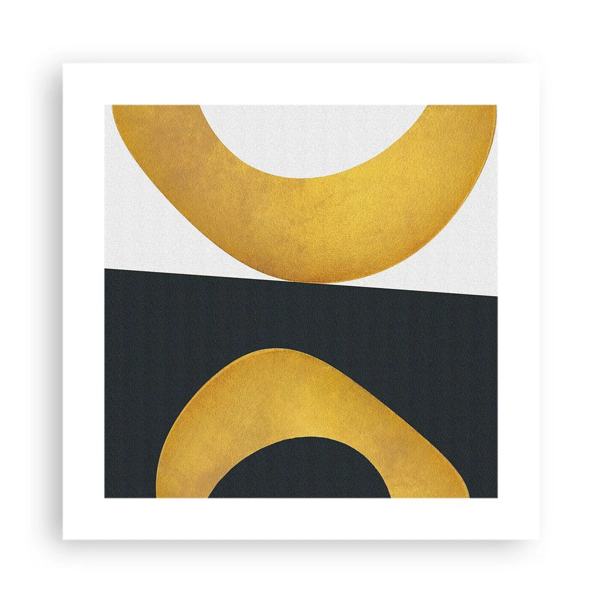 Poster - Erstens: Gold - 40x40 cm