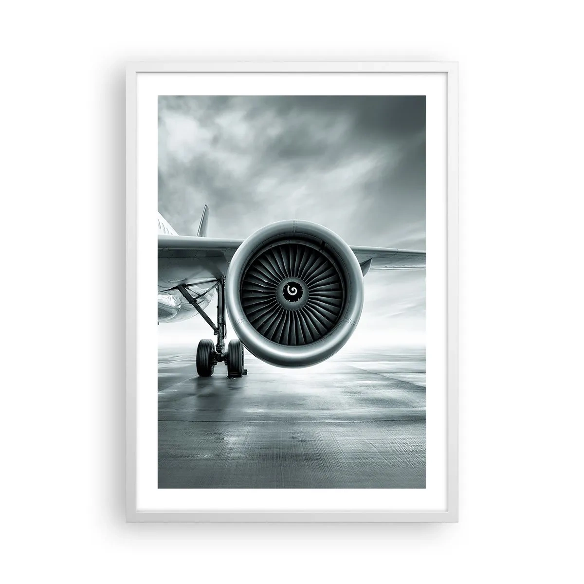 Poster in einem weißen Rahmen - Die Macht ist da! - 50x70 cm