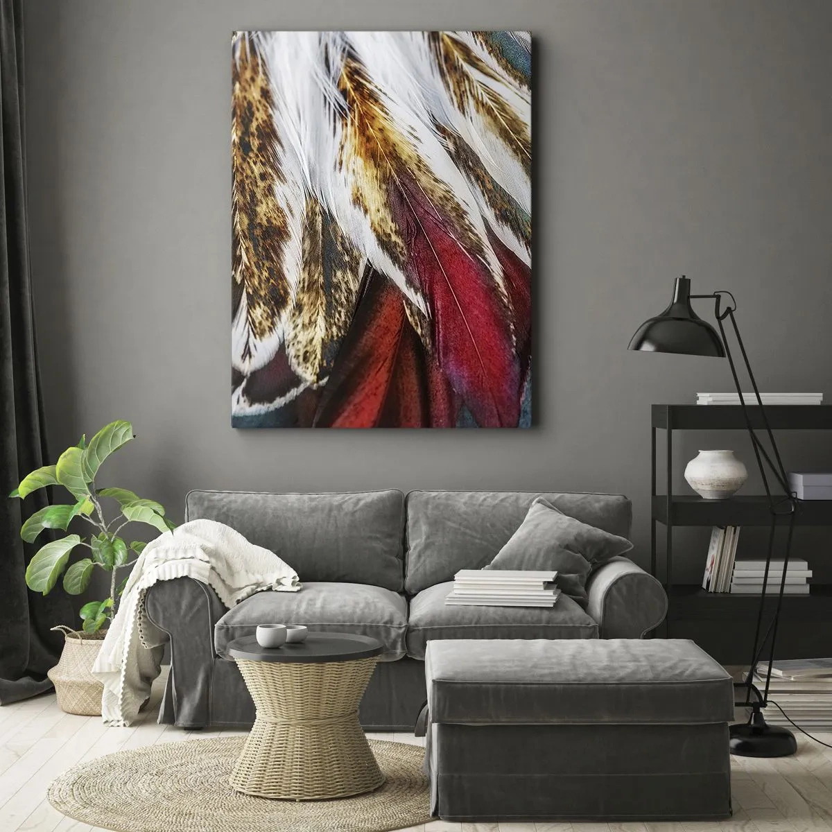 Bild auf Leinwand - Leinwandbild - Geheimnisse des Fliegens - 65x120 cm