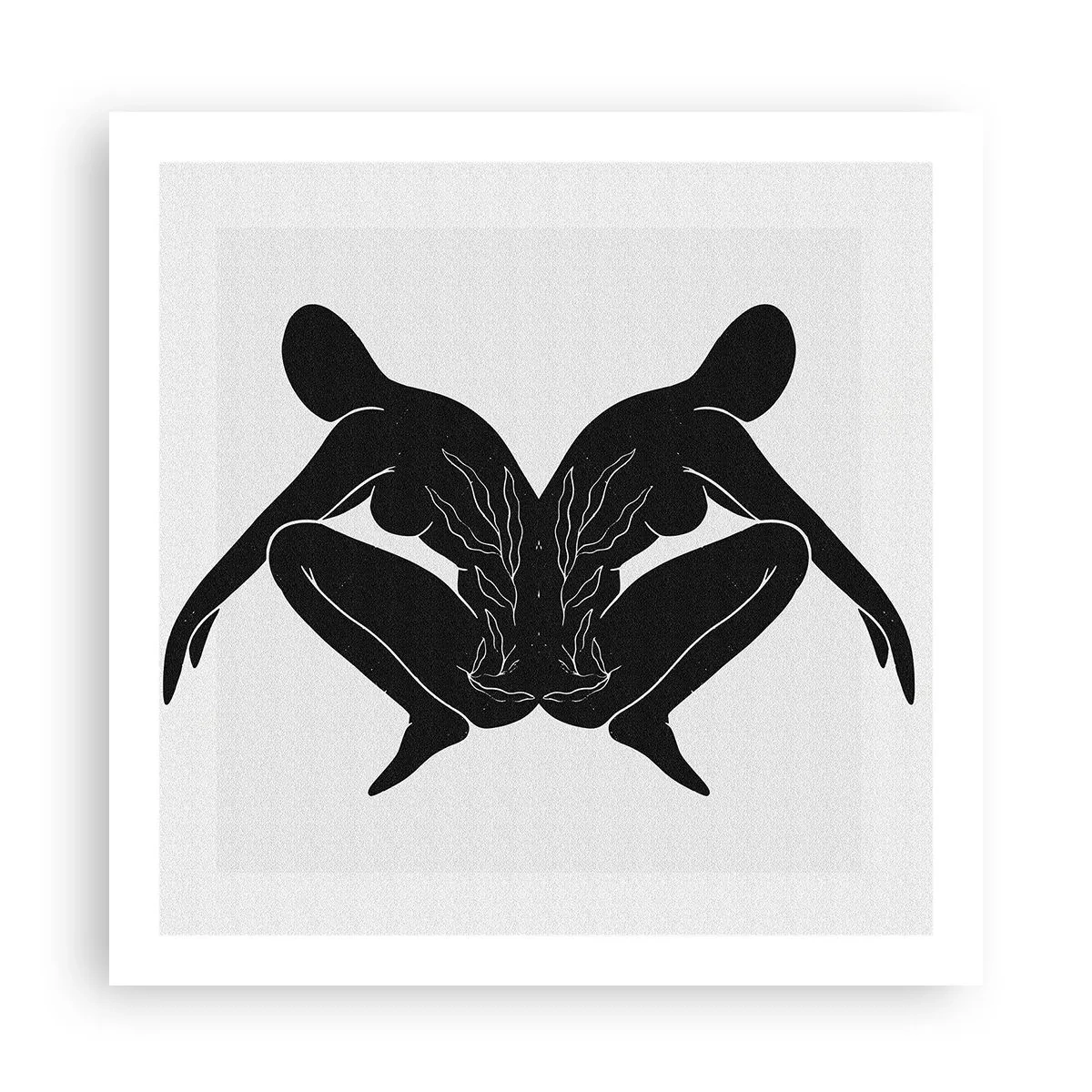 Poster - Gemeinsame Seele - 60x60 cm