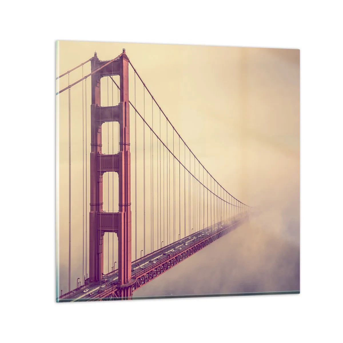 Glasbild - Bild auf glas - Zwischen Himmel und Erde - 70x70 cm