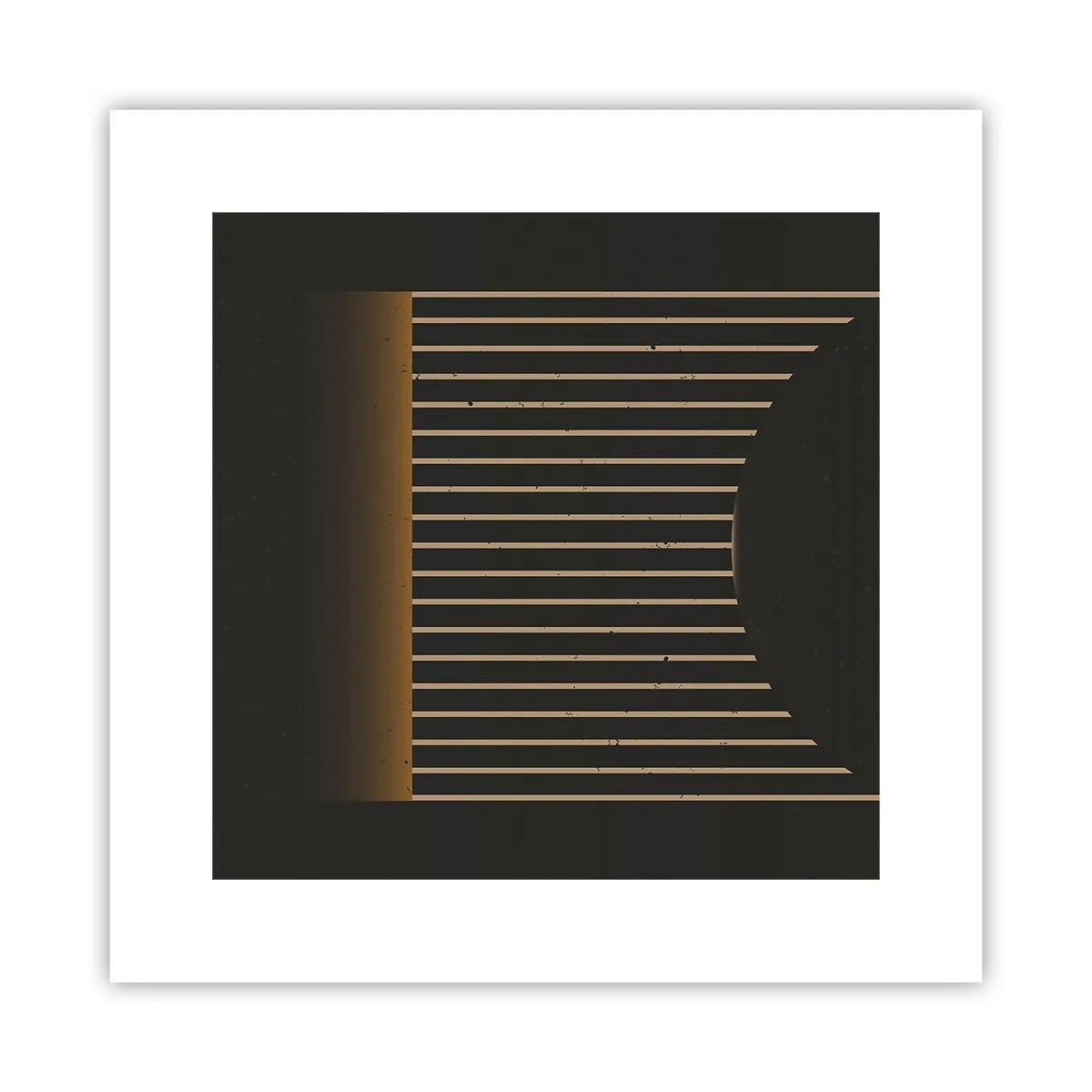 Poster - Die Dunkelheit erkunden - 30x30 cm