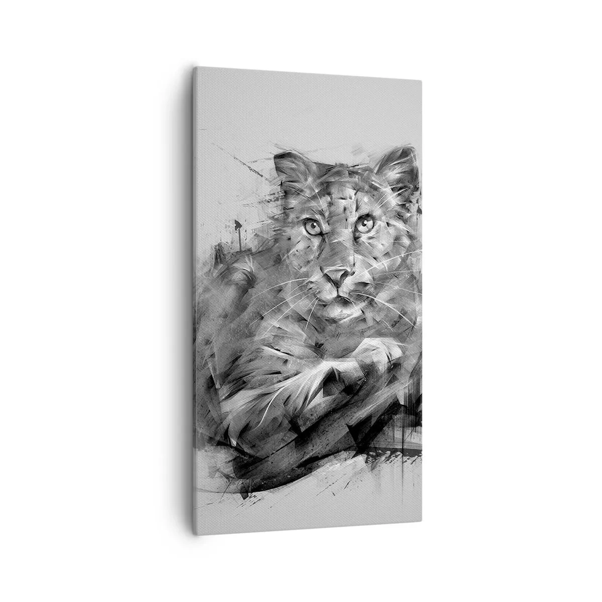 Bild auf Leinwand - Leinwandbild - Ja, ich höre aufmerksam zu - 55x100 cm