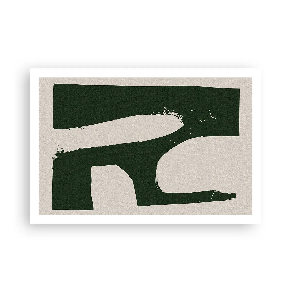 Poster - Weiße Buchten - 91x61 cm