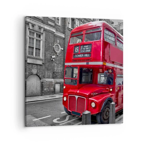 Bild auf Leinwand - Leinwandbild - Immer gleich - 50x50 cm