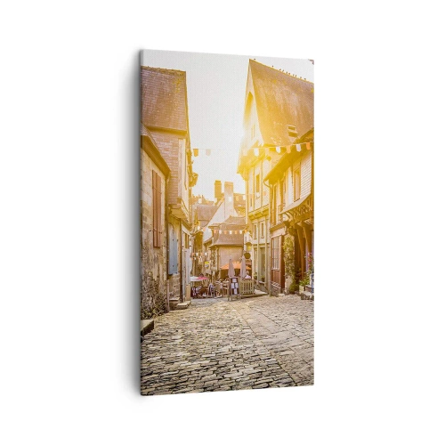 Bild auf Leinwand - Leinwandbild - Der weiße Geist der Stadt - 45x80 cm