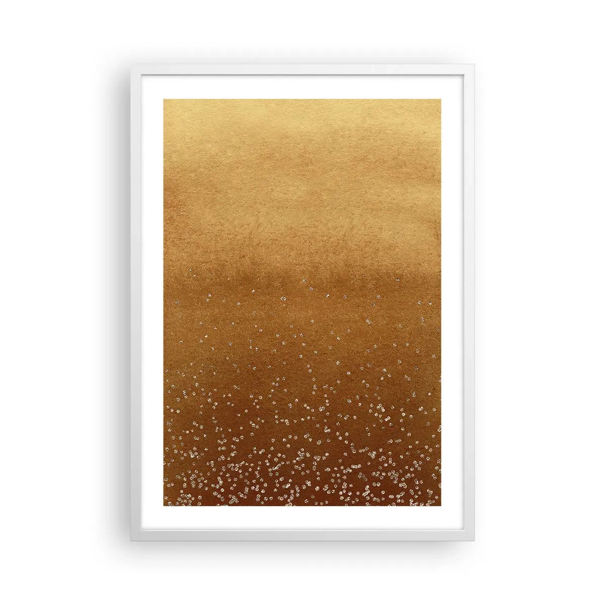 Poster in einem weißen Rahmen - Die Geburt des Lichts - 50x70 cm