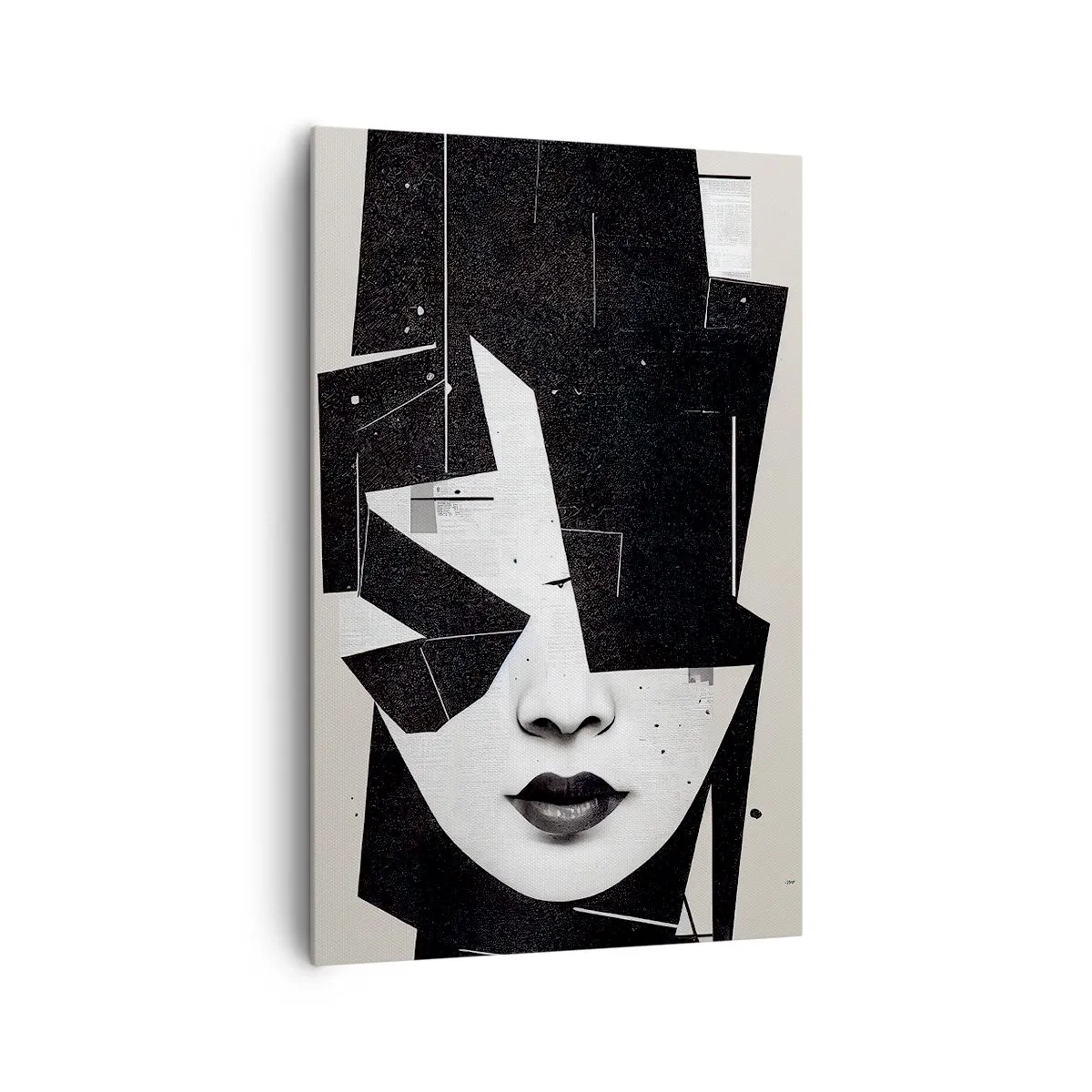 Bild auf Leinwand - Leinwandbild - Tief verborgen - 80x120 cm