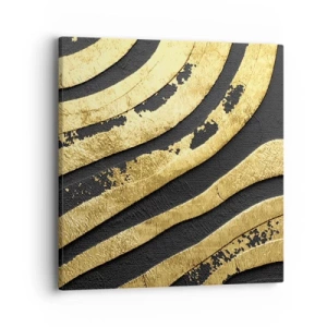 Bild auf Leinwand - Leinwandbild - Alles fließt - 40x40 cm