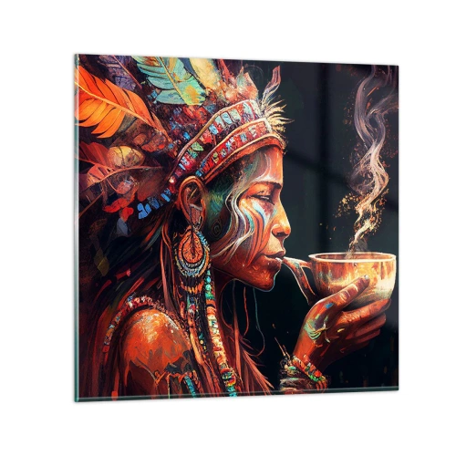 Glasbild - Bild auf glas - Magisches Ritual - 60x60 cm