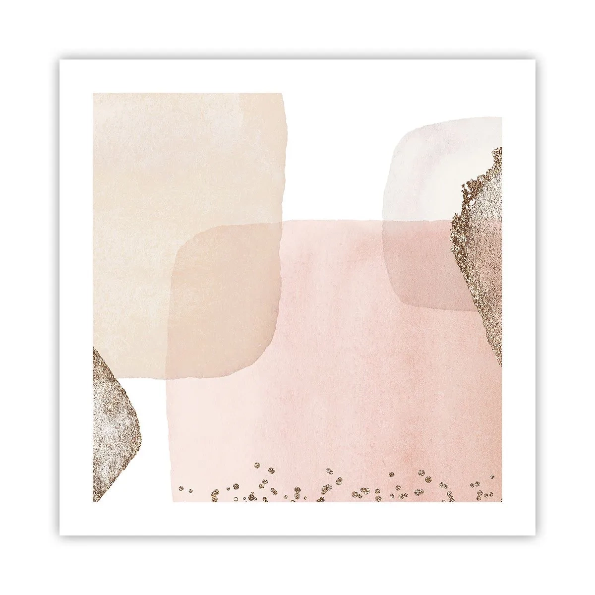 Poster - Ein Blick durch die Farbe - 50x50 cm