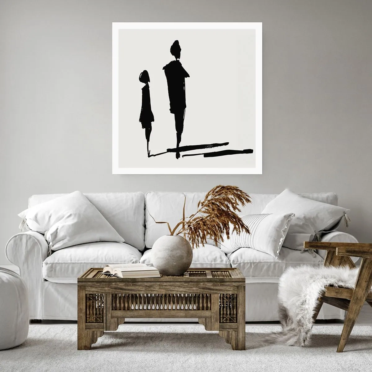 Poster - Mit Sicherheit zusammen? - 60x60 cm