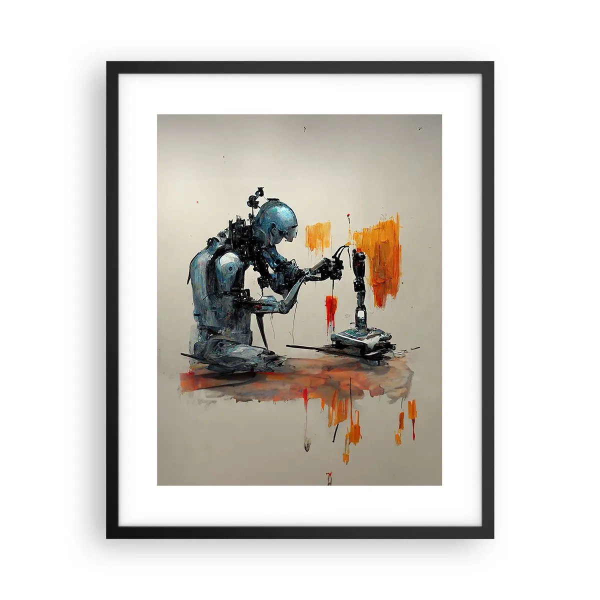 Poster in einem schwarzem Rahmen - Schon morgen… - 40x50 cm