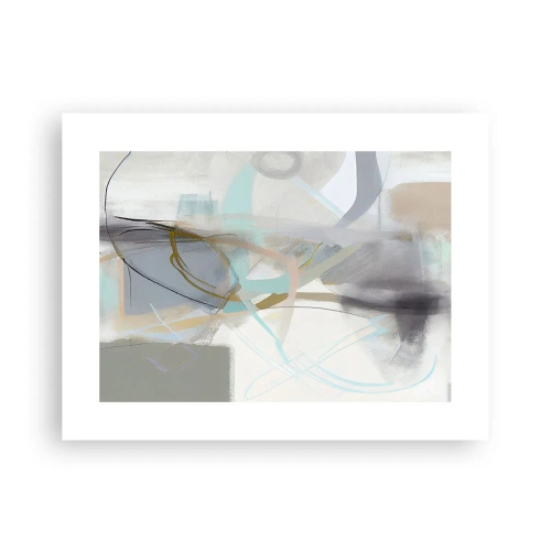Poster - Neblige Abstraktion - 40x30 cm