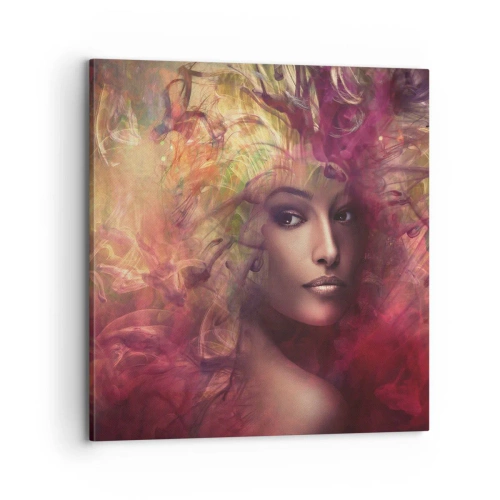 Bild auf Leinwand - Leinwandbild - Ich bin hier! - 70x70 cm