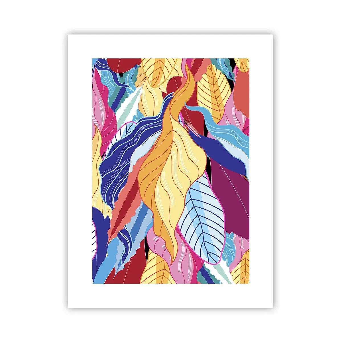 Poster - Buntes Durcheinander - 30x40 cm