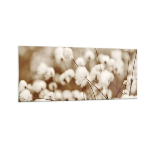 Glasbild - Bild auf glas - Flauschiges Kornfeld - 100x40 cm