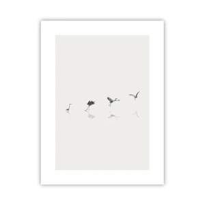 Poster - Vier einfache Schritte - 30x40 cm