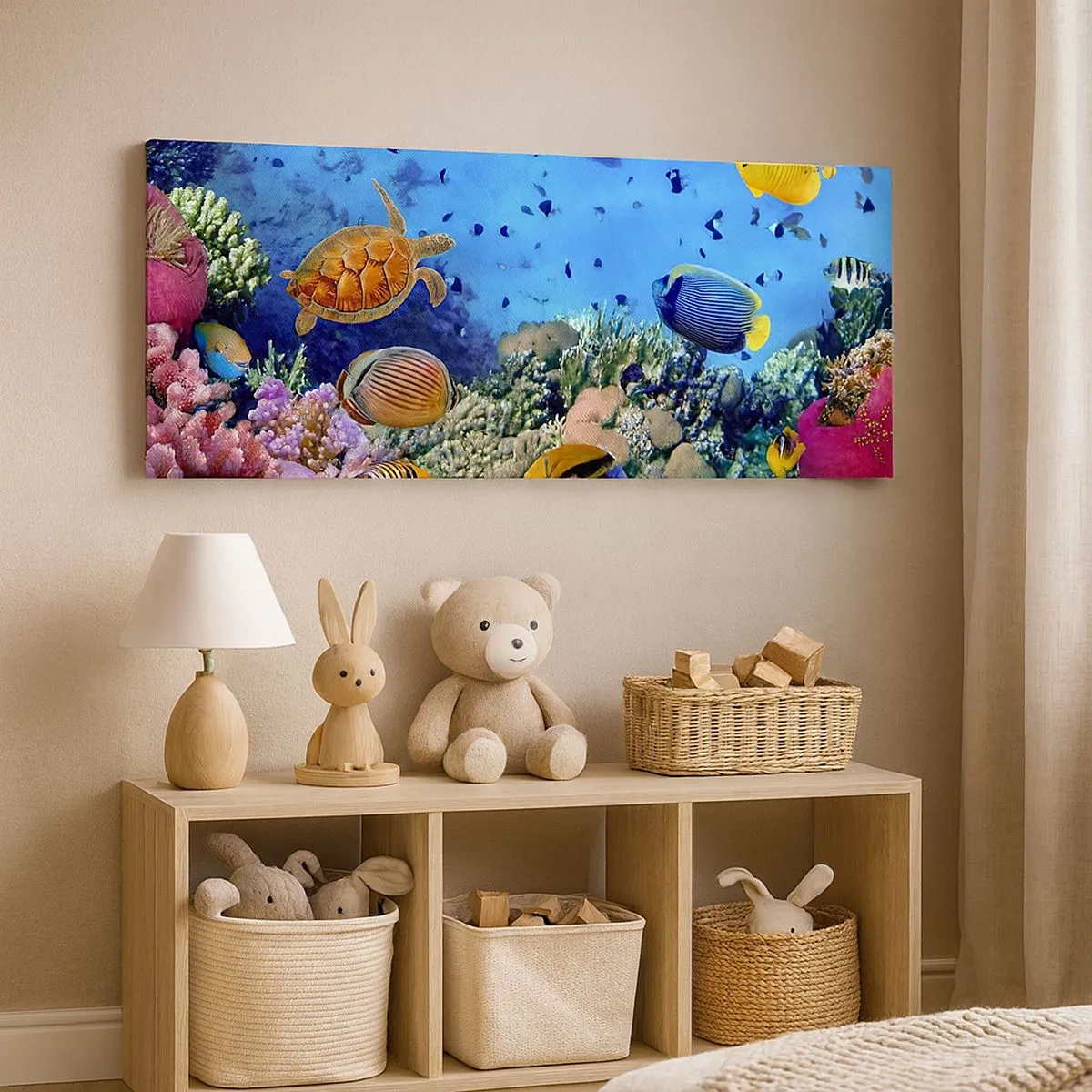 Bild auf Leinwand - Leinwandbild - Und was wissen wir über das Leben ... - 100x40 cm