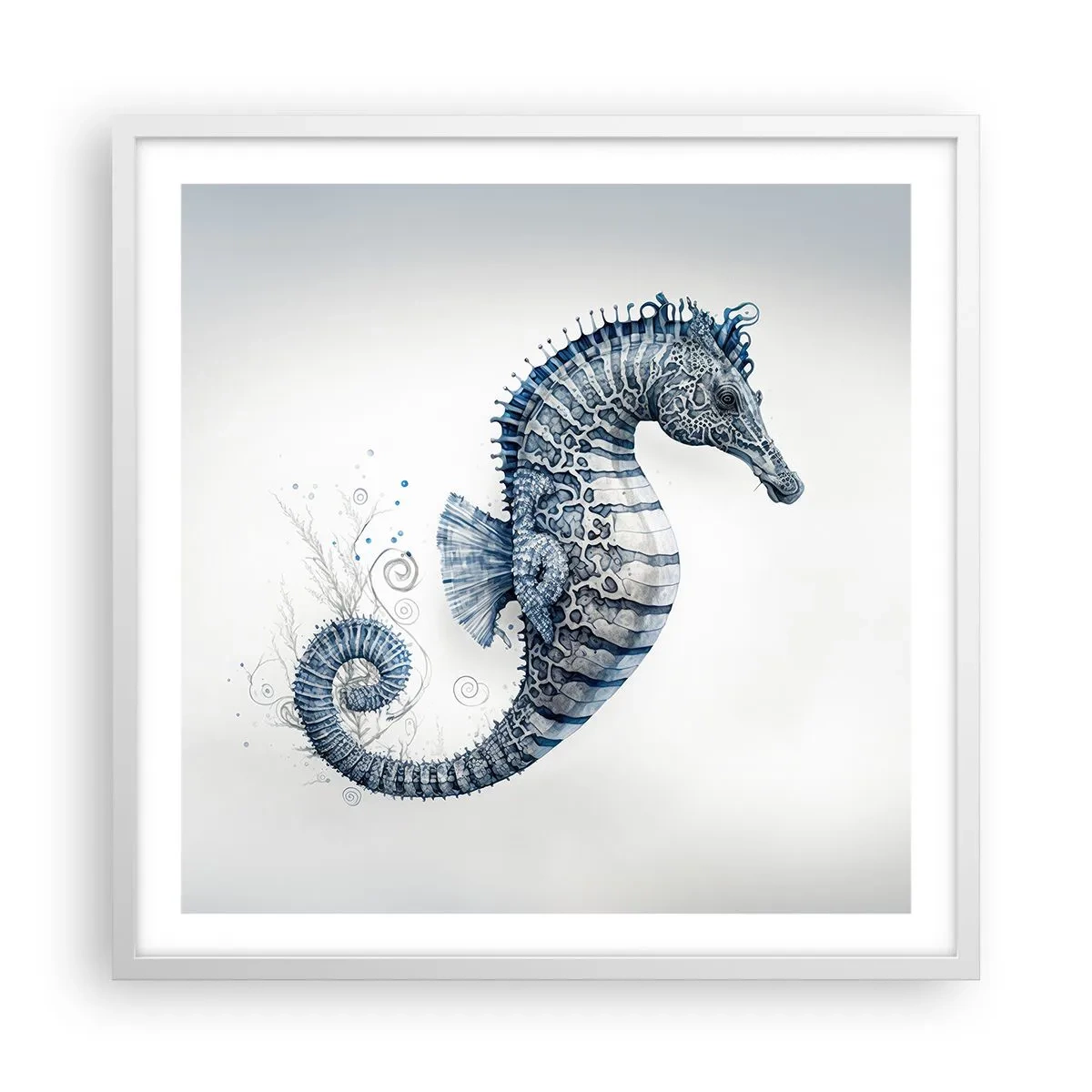 Poster in einem weißen Rahmen - Subtiler Witz der Natur - 60x60 cm