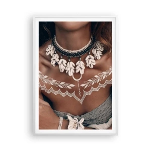 Poster in einem weißen Rahmen - Talismane, Rituale der Weiblichkeit - 70x100 cm