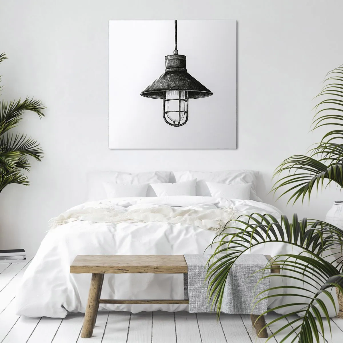 Bild auf Leinwand - Leinwandbild - Wie vor Jahren… - 70x70 cm