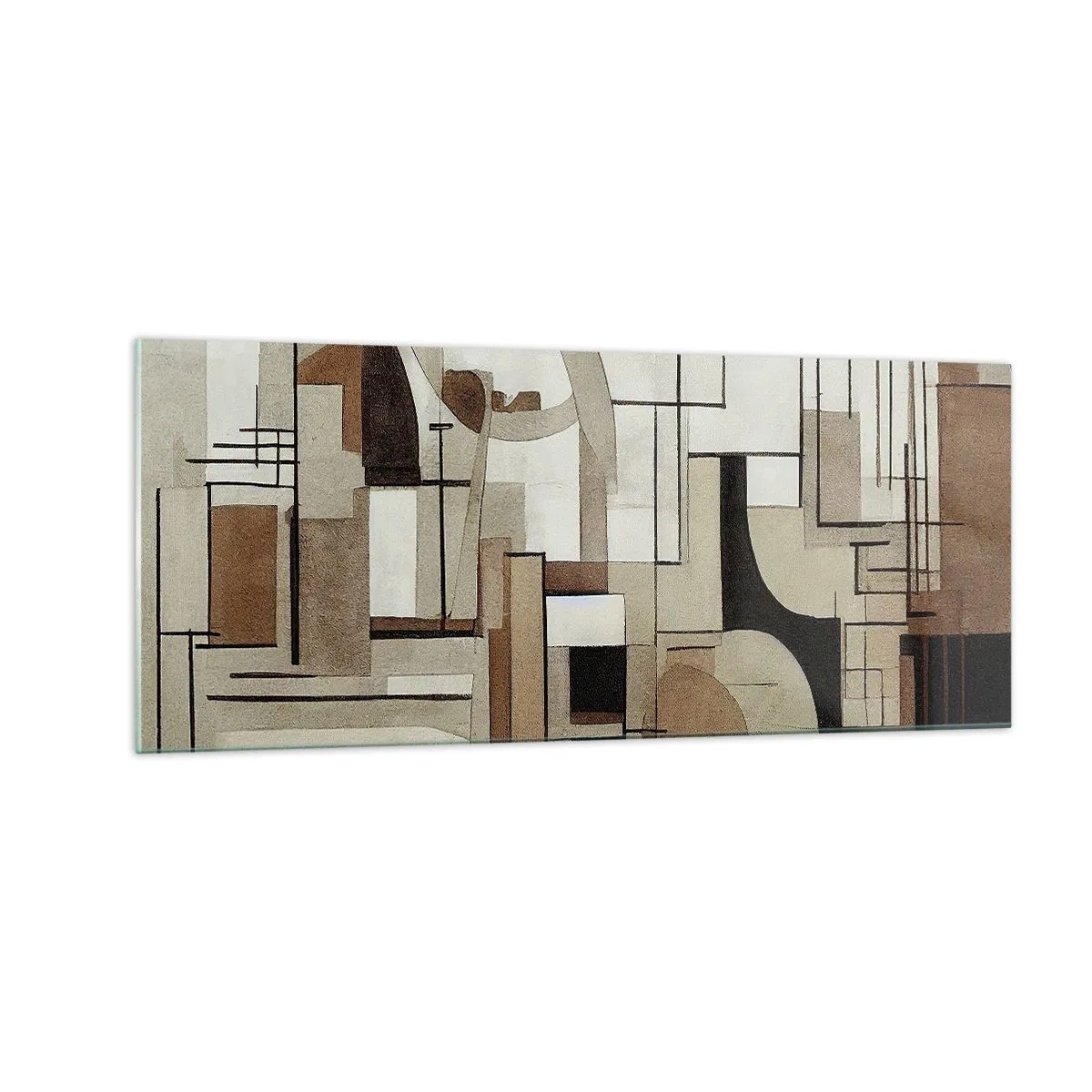 Glasbild - Bild auf glas - Stadtbild 2.0 - 100x40 cm