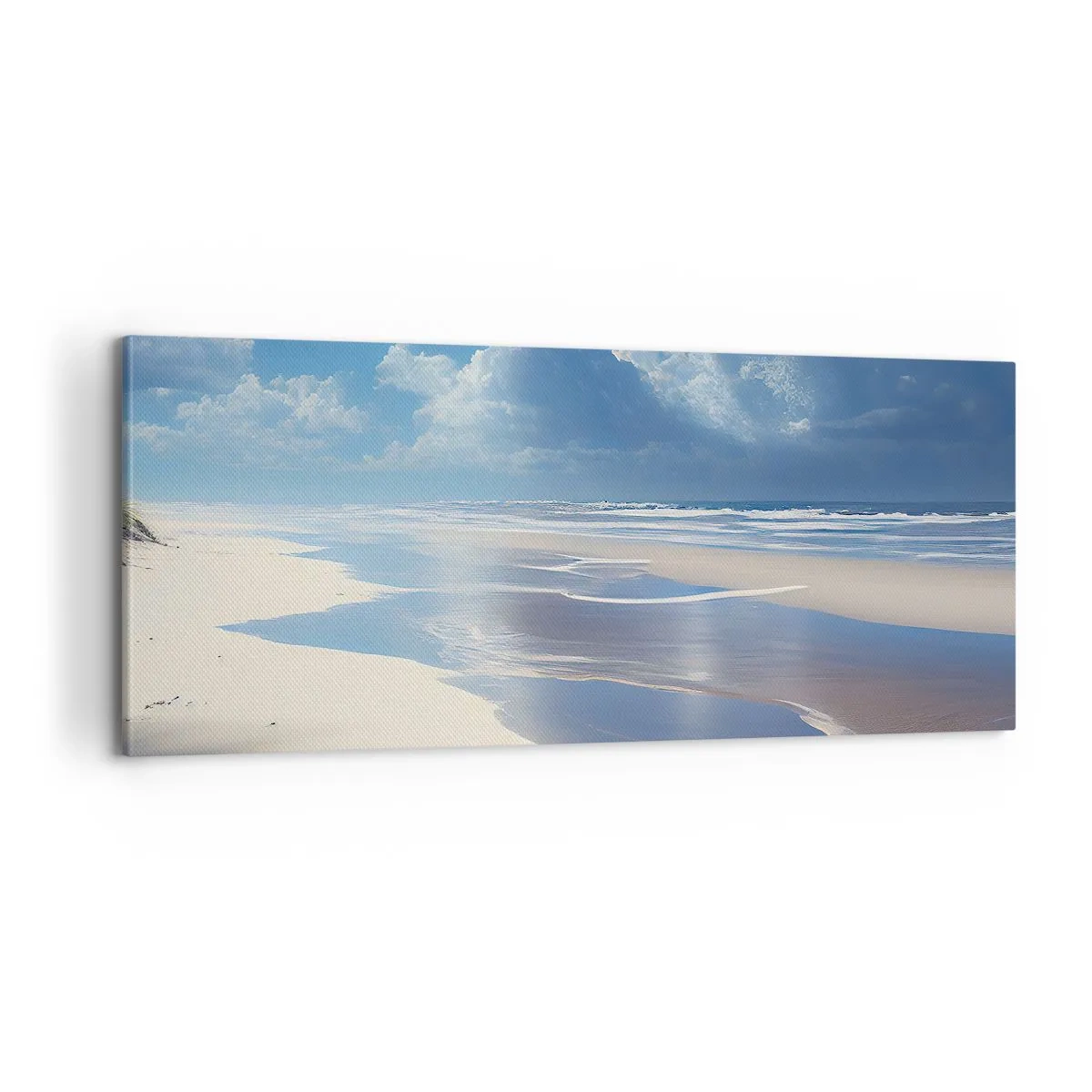 Bild auf Leinwand - Leinwandbild - Paradiesischer Urlaub - 100x40 cm