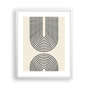 Poster in einem weißen Rahmen - In einem Moment ... - 40x50 cm