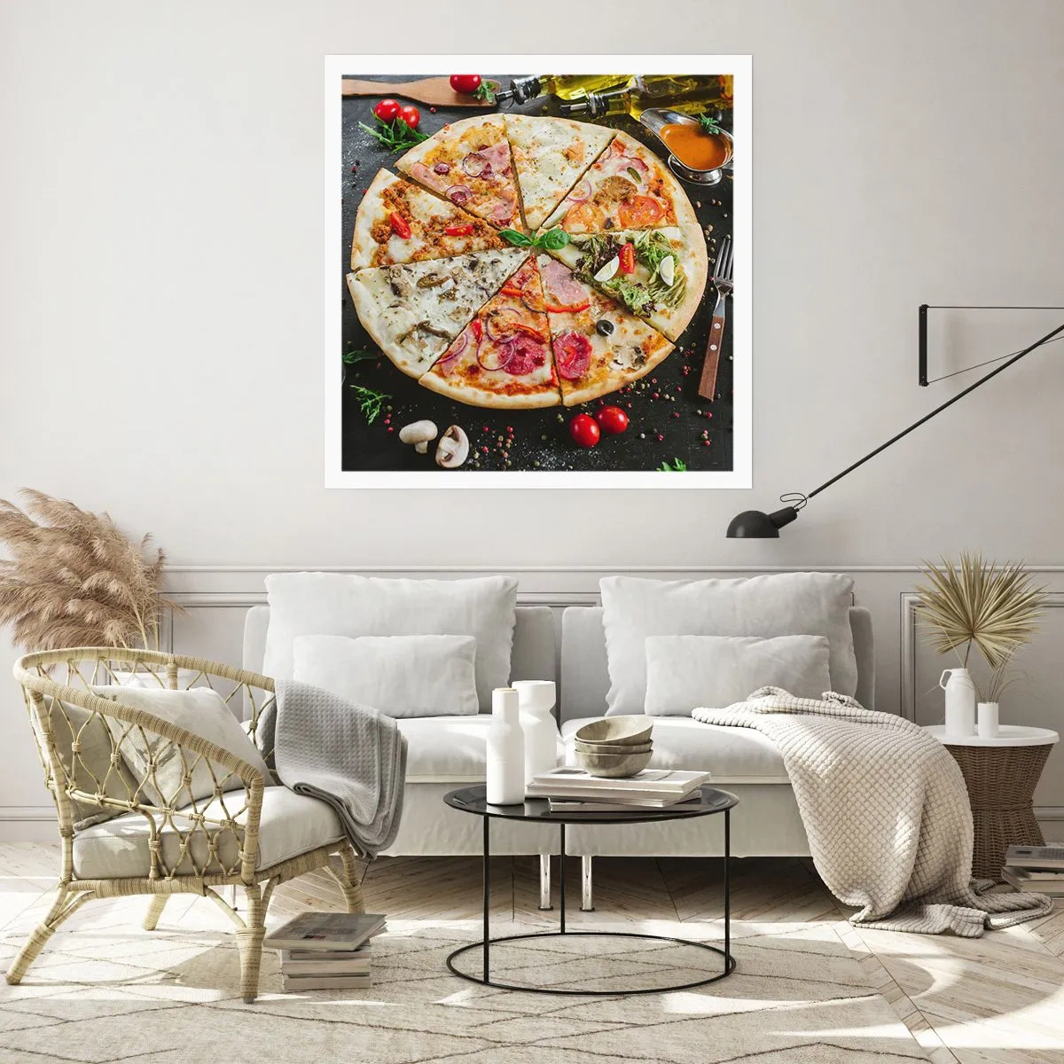 Poster - Eine Reihe von Geschmacksrichtungen - 60x60 cm