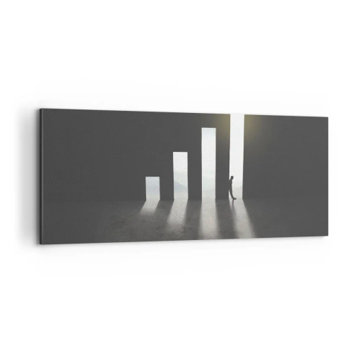 Bild auf Leinwand - Leinwandbild - Erfolg – Impression - 100x40 cm