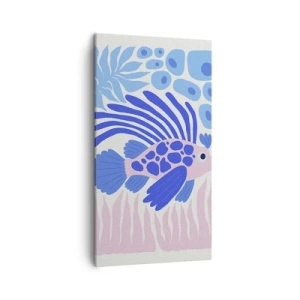 Bild auf Leinwand - Leinwandbild - In seinem Fahrwasser - 45x80 cm