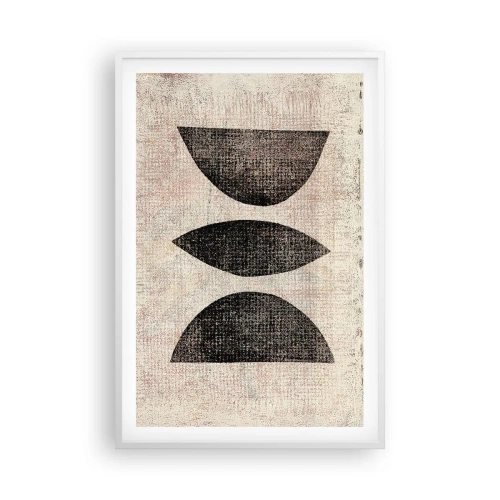 Poster in einem weißen Rahmen - Ethnische Abstraktion - 61x91 cm