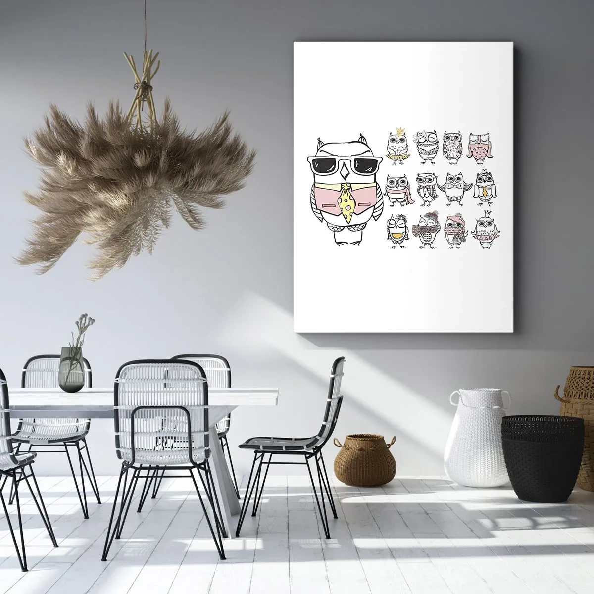 Bild auf Leinwand - Leinwandbild - So viele Rollen zu spielen - 55x100 cm