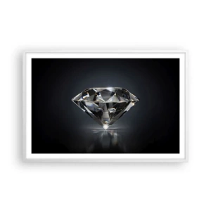 Poster in einem weißen Rahmen - Beste Freundin - 91x61 cm