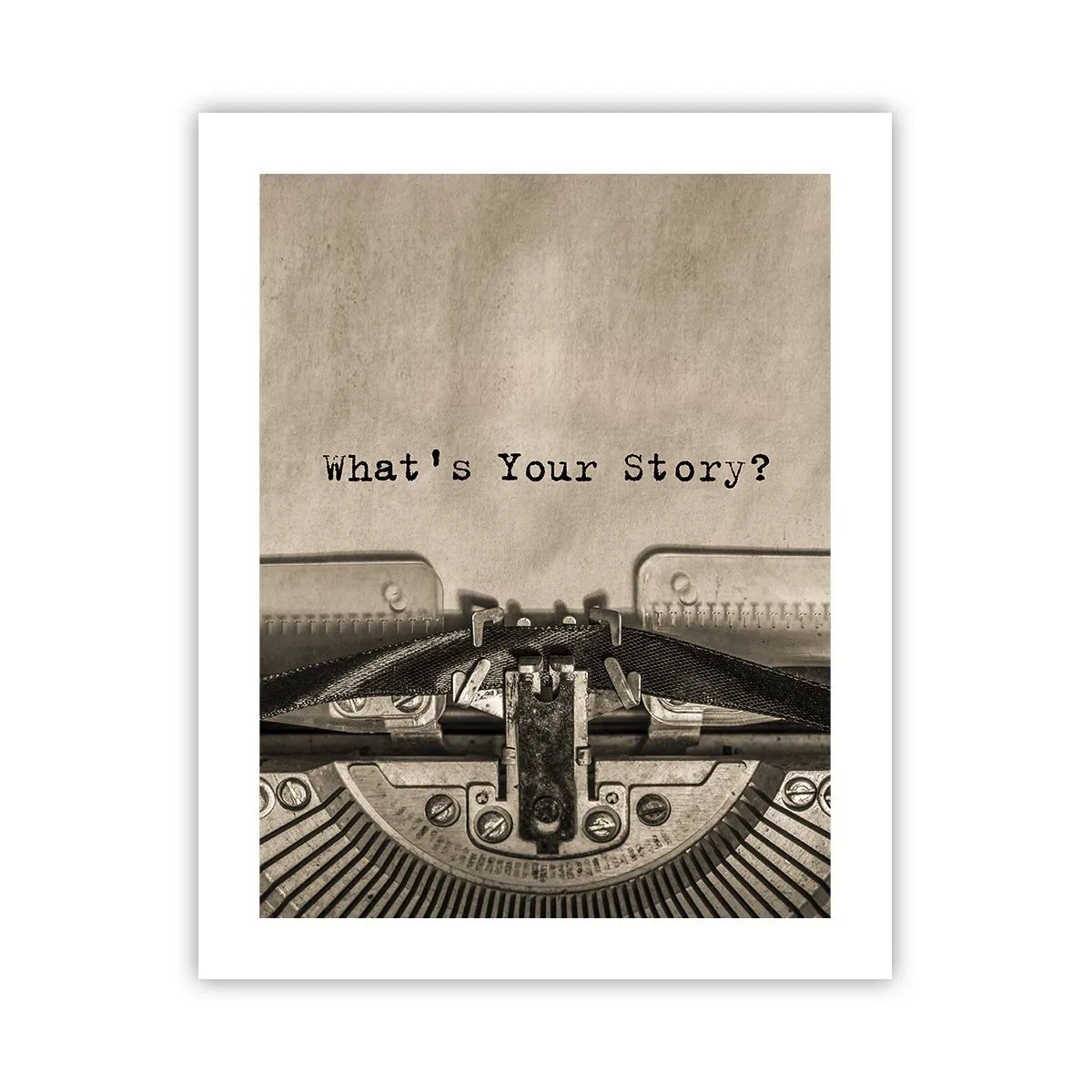 Poster - Erzähl es mir - 40x50 cm