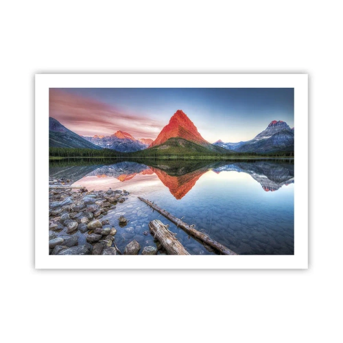 Poster - Hitze und Kälte - 70x50 cm