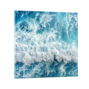 Glasbild - Bild auf glas - Freudig und springend - 60x60 cm