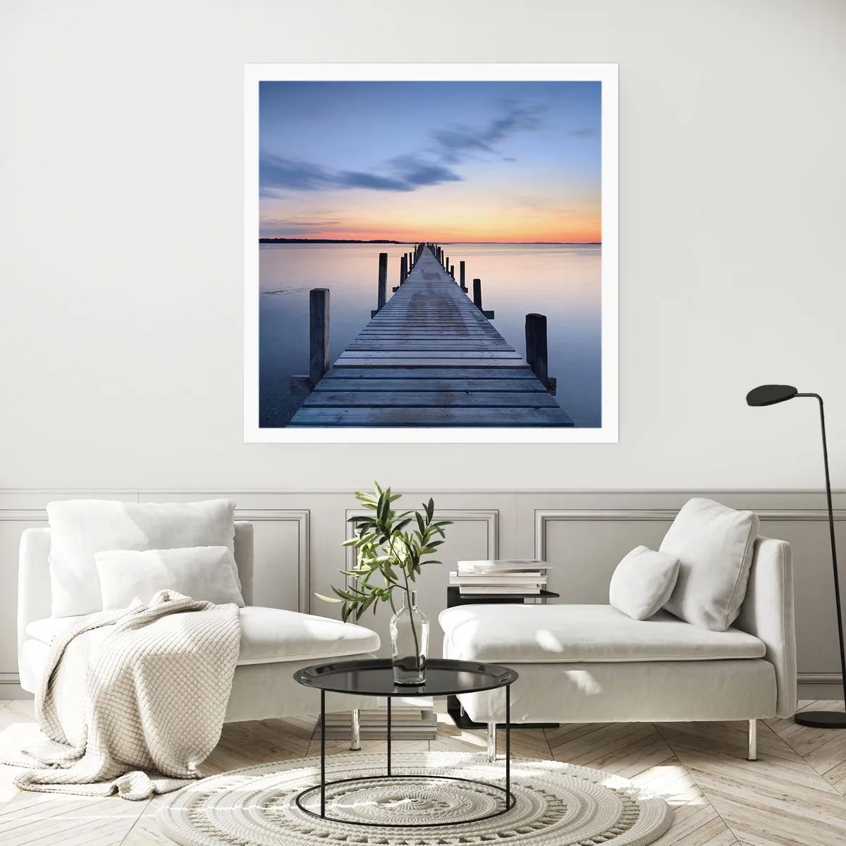 Poster - Die Ruhe einer heiteren Dämmerung - 60x60 cm