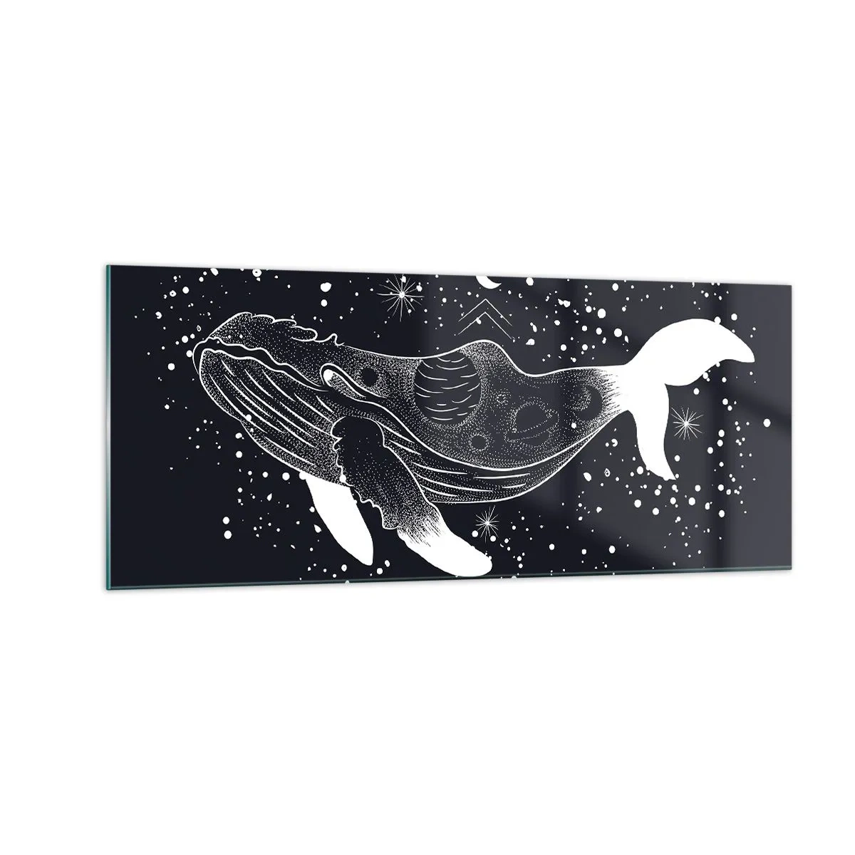 Glasbild - Bild auf glas - Im Ozean des Universums - 100x40 cm