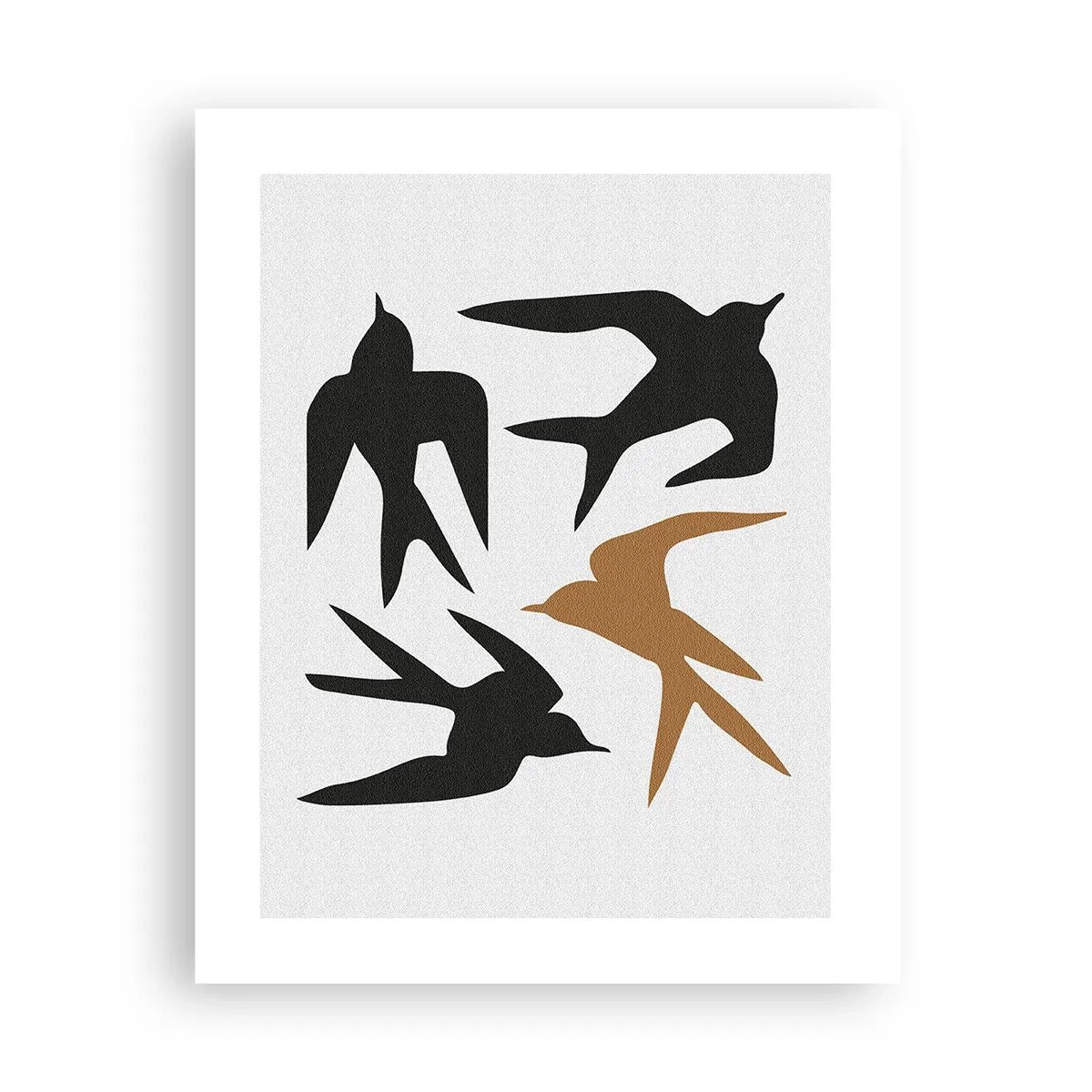 Poster - Schwalbenspaß - 40x50 cm