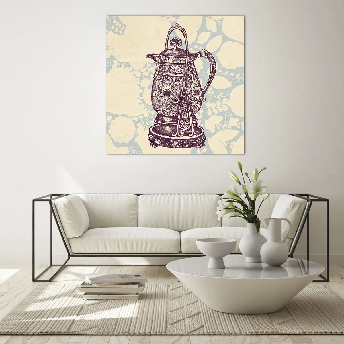 Glasbild - Bild auf glas - Schönheit des Alltags - 40x40 cm