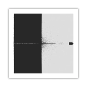 Poster - Direkt zum Ziel - 50x50 cm